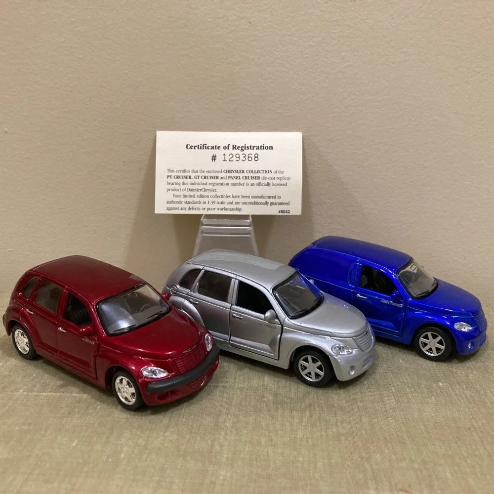 NWT Chrysler Collection PT Cruiser, GT Cruiser, Panel Cruiser,  1:39 sca…
